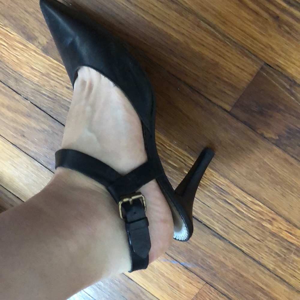 Black low heels
